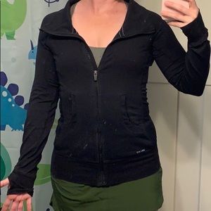 Black Nike Dri fit running jacket